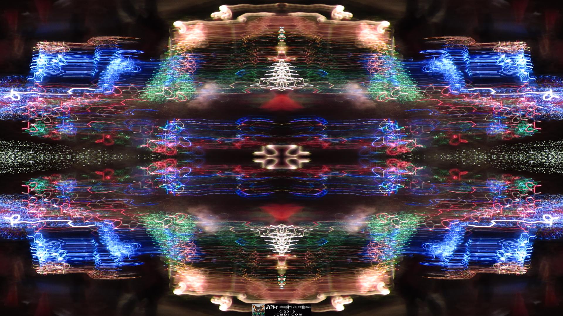 Wakefield Holiday Lightshow 2013 Quadroscopic long exposure artwork
